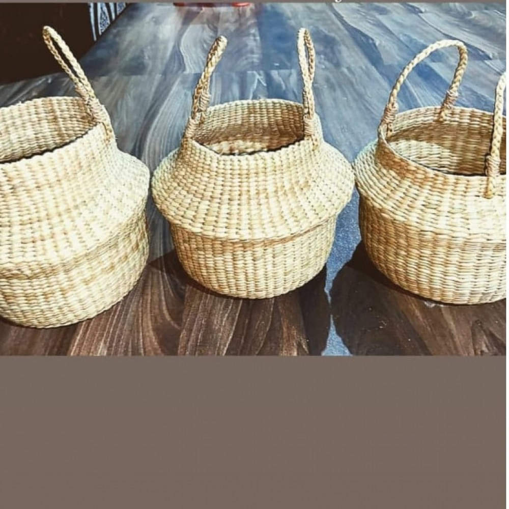 Bella Planter made of Kauna Grass - photo