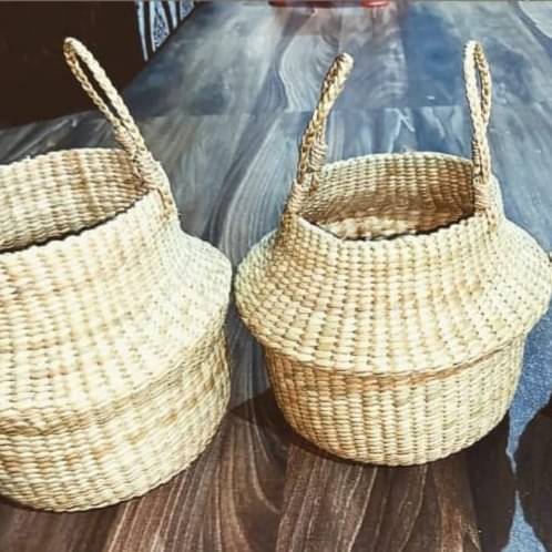 Bella Planter made of Kauna Grass