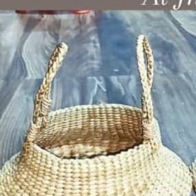 Bella Planter made of Kauna Grass