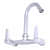 Sink Mixer in Chrome Finish - top_view