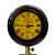 Antique Table Desk Tripod Wall Clock 15 inch - top_view