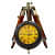 Antique Table Desk Tripod Wall Clock 15 inch - left_view