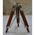 Antique Table Desk Tripod Wall Clock 15 inch - bottom_view