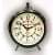 Table Desk Antique Wooden Clock Wall Clock 5 inch - rear_view
