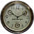Antique Vintage Aluminum and Brass 22" Wall Clock Nautical Handmade Collectible Gift for Home and Office Wall Décor - photo