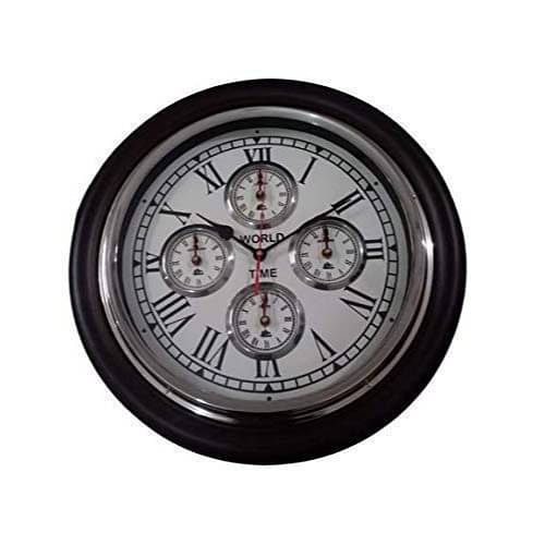 Brown Wooden Wall Clock I Big Wall Clock I Designer Clock