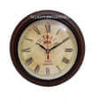 Wooden Antique Wall Clock (Brown, 8 Inches) - front_view