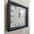Wooden Wall Clock Square Shape Clock (12 inch) - top_view