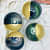 Blue/Beige Dessert Bowls (Set of 4) - front_view
