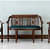 Olympia Teak Teal Wood Sofa - photo