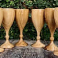 Goti Wodden  Wine Glasses - photo