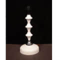 Table Lamp in Blue Shade - front_view