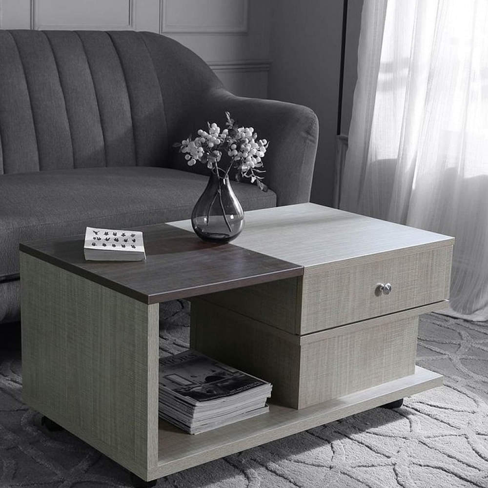 Movable Center Table with Drawer - photo