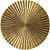Set of 6 Sunburst Handmade Antique Plates Metal Wall Art - top_view