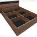King Size Bed With Hydraulic Storage - top_view