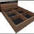 King Size Bed With Hydraulic Storage - top_view