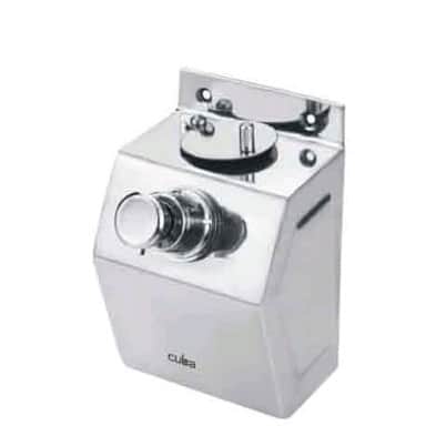 Chrome Finish Soap Dispenser - front_view
