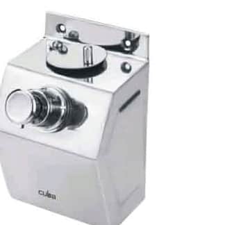 Chrome Finish Soap Dispenser - top_view