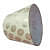 Table Lampshade (Gold) - top_view