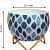 Leafy Design Metal Pot 5" - rear_view