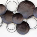 Abstract Plates Metal Wall Art - rear_view