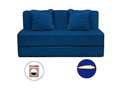 Athens Navy Blue Sofa Cum Bed