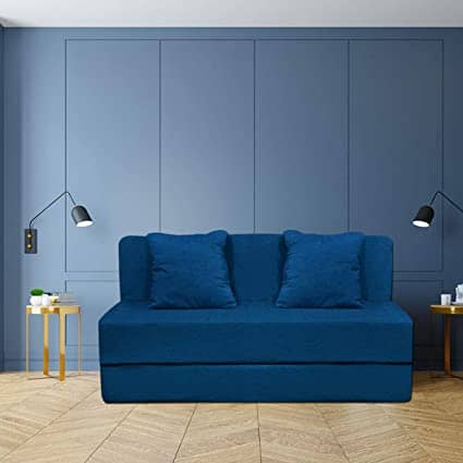 Athens Navy Blue Sofa Cum Bed