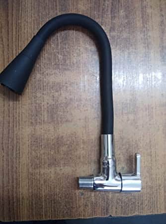 Sink Tap Wall Mounted Flexible Spout - top_view