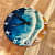 Resin Wall Clock 12 Inch Round TRDC022 - rear_view
