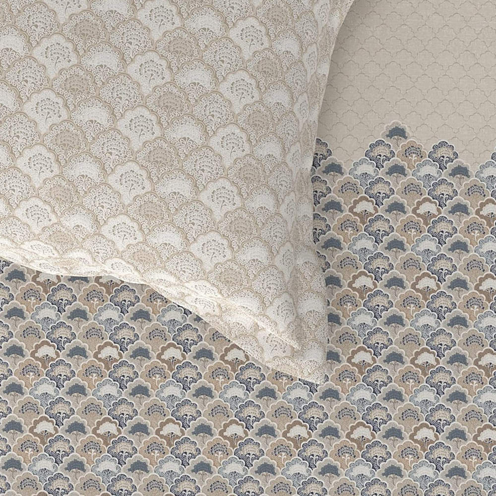 SANSKRITI Bedsheet ( Kalamkari Beige ) - photo
