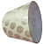Golden Print Lampshade - front_view
