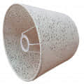 Transparent Taper Lampshade in Off White Color - photo