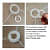 Transparent Taper Lampshade in Off White Color - rear_view