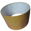 Golden Silk Lampshade - top_view