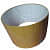 Golden Silk Lampshade - top_view