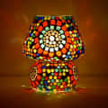 Vintage Glass Made Table Lamp - photo