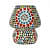 Vintage Glass Made Table Lamp - front_view