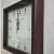 Wooden Wall Clock Square Shape Clock (12 inch) - rear_view
