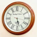 Wooden Wall Clock Antique Look (16 Inch) - rear_view