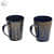 Blue Steel Flow  Ceramic Coffee Mugs (Set of 2) - rear_view