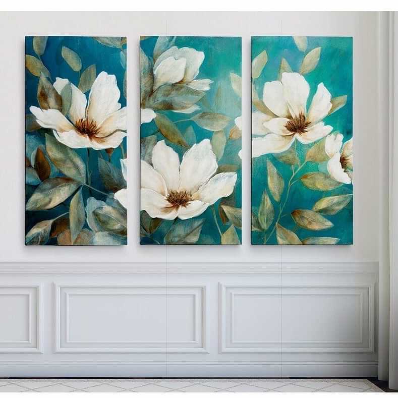 Flower Panel Painting - photo