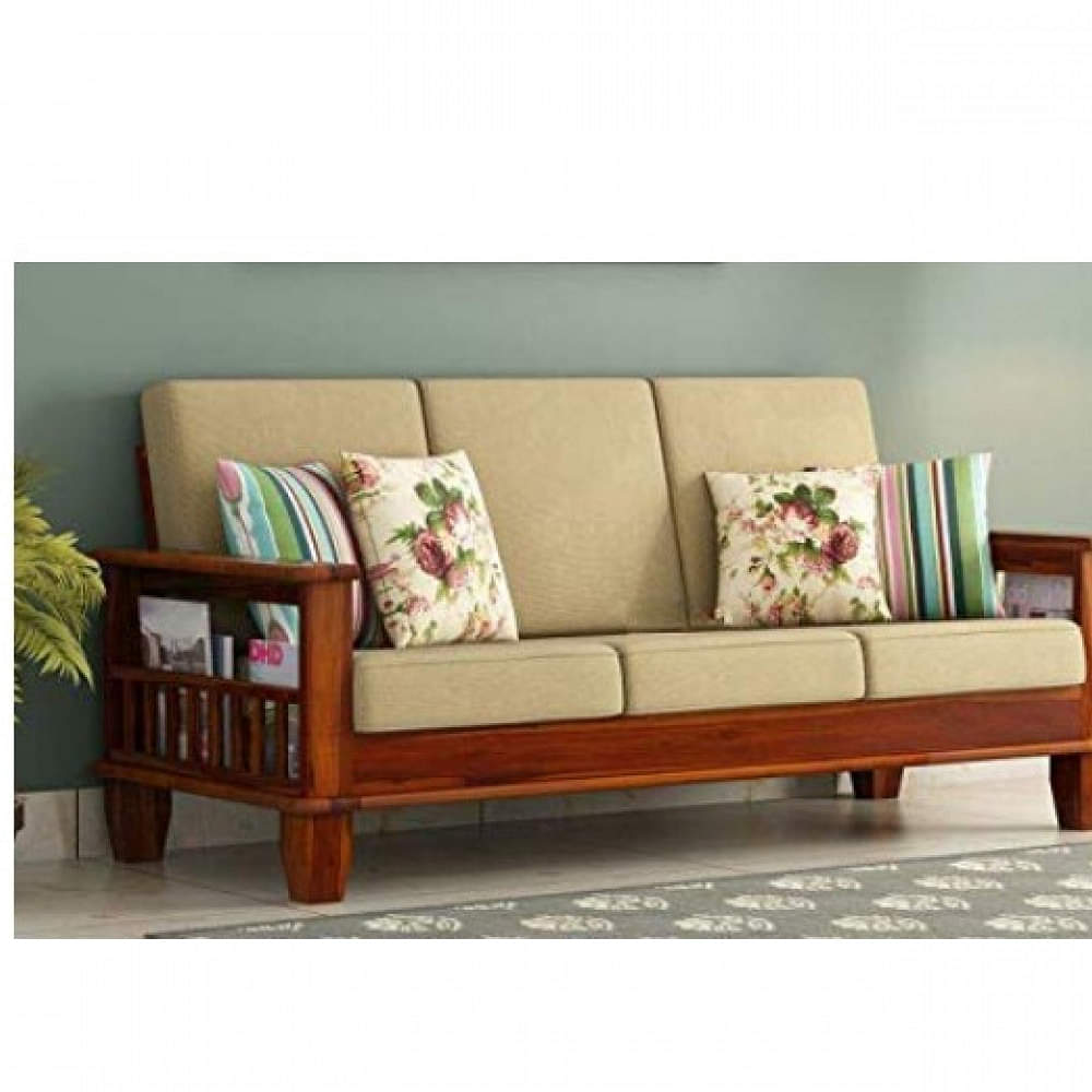 Solid Wooden Sofa Set 3 Seater - photo