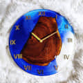 Resin Wall Clock 12 Inch Round TRDC024 - front_view