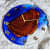 Resin Wall Clock 12 Inch Round TRDC024 - top_view