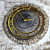 Resin Wall Clock 12 Inch Round TRDC025 - top_view