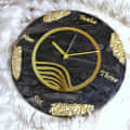 Resin Wall Clock 12 Inch Round TRDC026 - photo