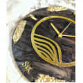 Resin Wall Clock 12 Inch Round TRDC026 - rear_view
