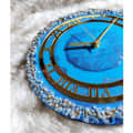 Resin Wall Clock 12 Inch Round TRDC027 - top_view