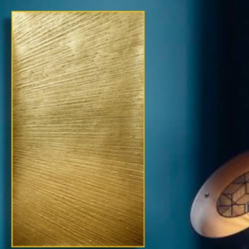 Sun Rays Textured Wall Painting