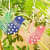 Handicraft wooden decorative bird wall hanging (set of 2 birds). - front_view